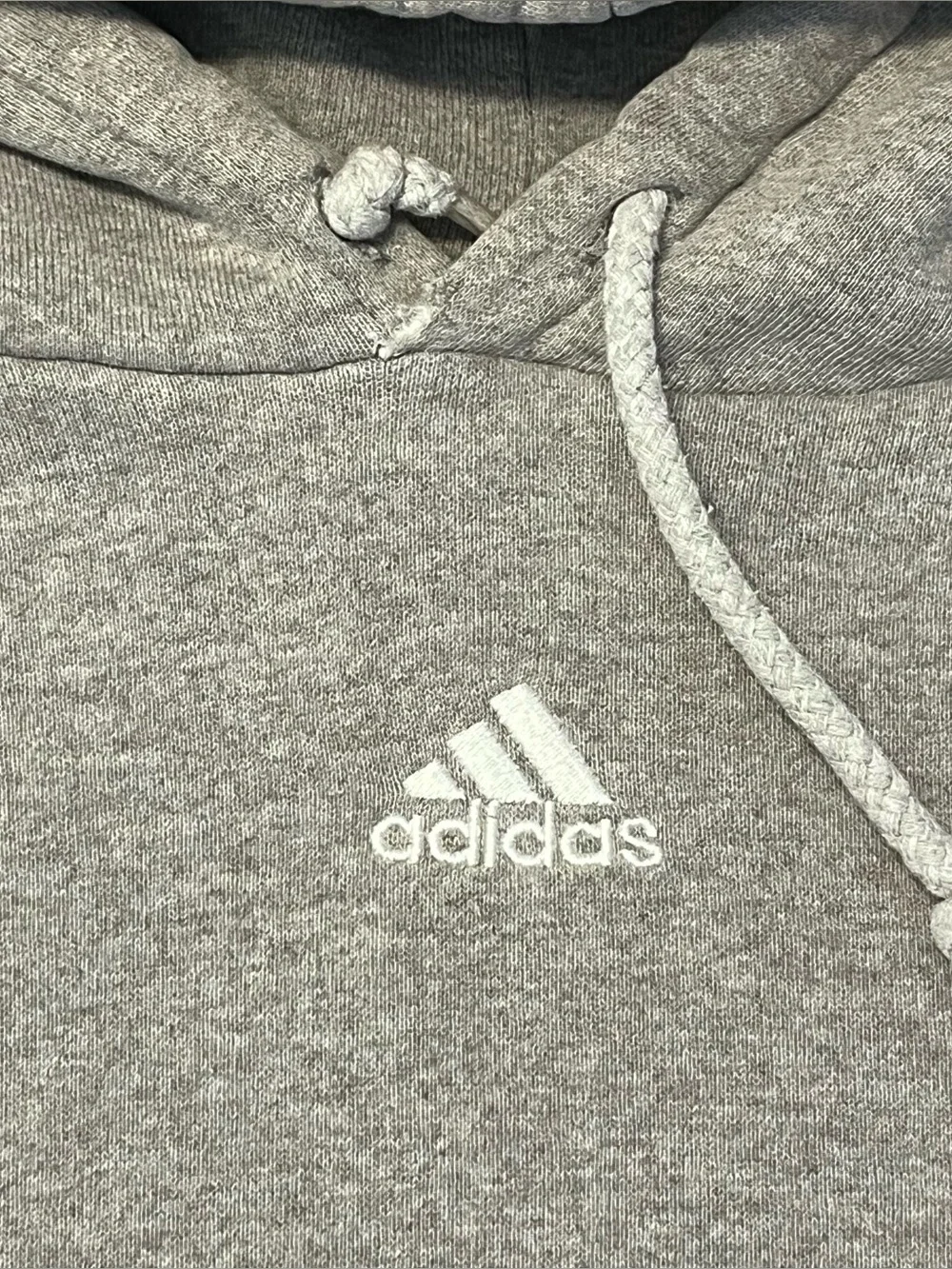 Vintage Adidas Grey Hoodie Mens XL Made in USA